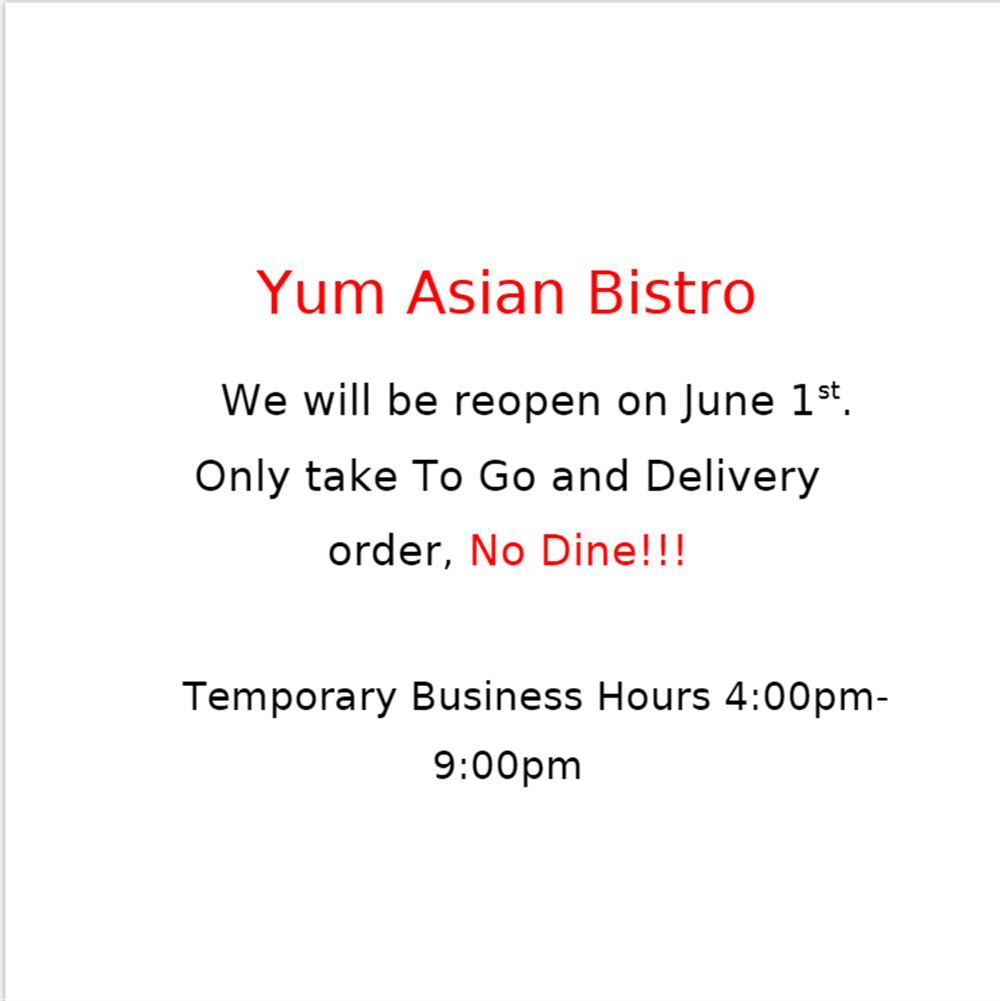 Yum Asian Bistro